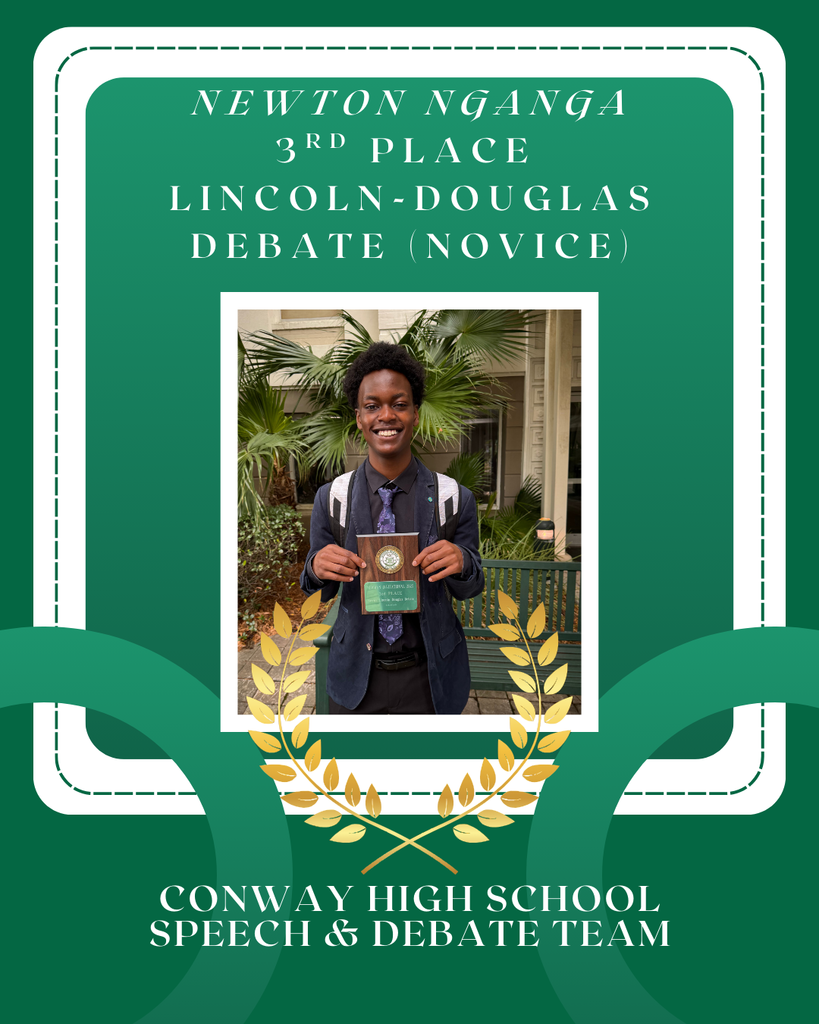 Newton Nganga - 3rd place Lincoln-Douglas Debate (Novice).