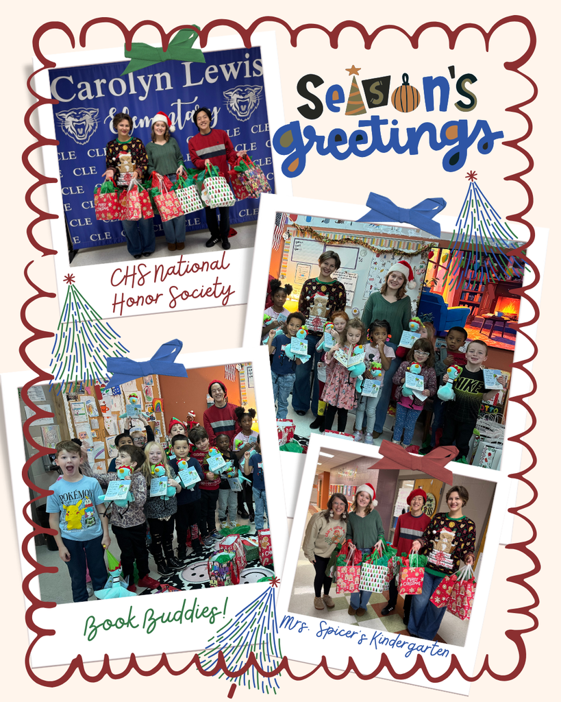 Students with their book buddies.