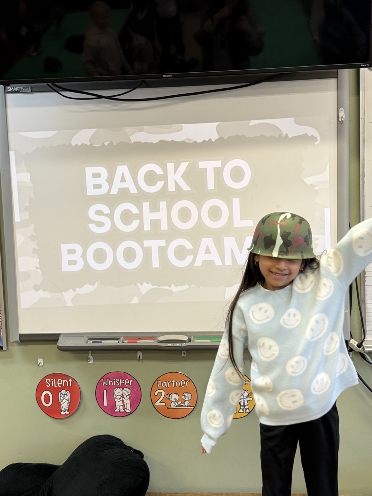 Mrs. Roberts’ class had so much fun reporting for Back-to-School Bootcamp! 