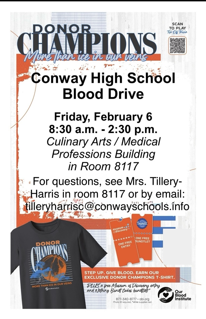 Blood Drive event flyer.
