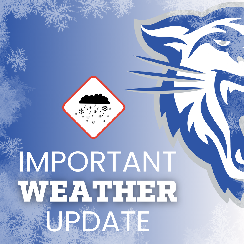 Important Weather Update graphic