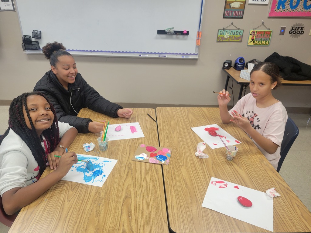 Kindness Club Painting Rocks