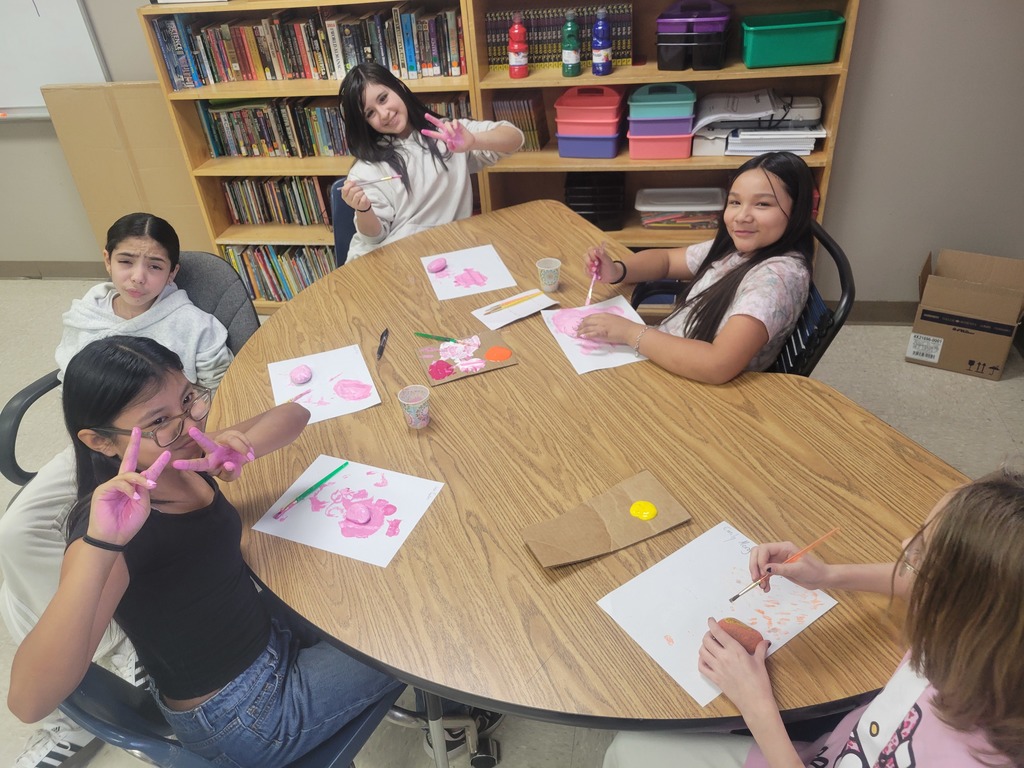 Kindness Club Painting Rocks