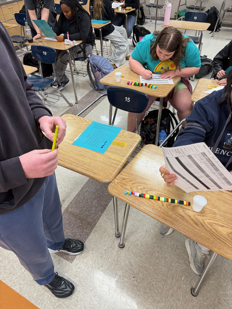 Ms. Branscum’s Advanced Biology classes used LEGO® proteins built from specific DNA sequences to model protein synthesis—the process cells use to make the proteins essential for life. Students also explored how DNA mutations can change proteins, resulting in effects that may be harmful, neutral, or even beneficial. Science in action!