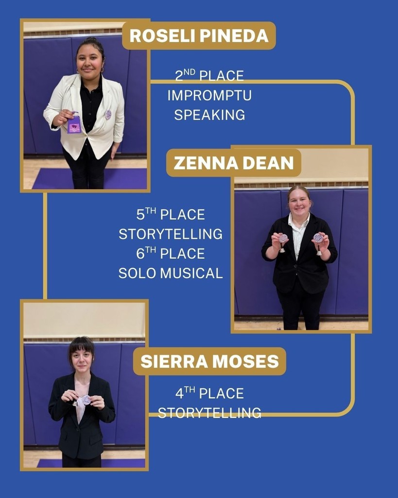 Congratulations to the CHS Speech & Debate team for their success at Mount St. Mary Academy’s Speech & Debate Tournament! Along with their many individual awards, the Wampus Cats brought home 1st Place Team Sweepstakes!!! Team members competing were: Seniors - Annabel Champlin, Farah Sherman, Joshua Mendoza, Kamryn Young, Naomi Brooks, Wren Welky. Juniors - Amelia Garrett, Madison Davenport, Milina Michel. Sophomores - Hugh Lamey, Lina Arkamova, Roseli Pineda, Sierra Moses, Zenna Dean.