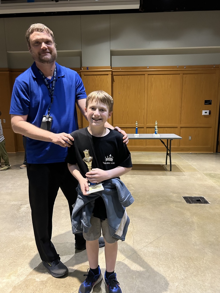 Simon wins big in the Conway Chess Tournament! 5th and under division. Students rewarded with trophies. Oliver L. won 3rd place 6th grade division Chesney B. won 2nd place Jackson S. won 3rd place Titus T. won 4th 7th grade division Rhett G. won 1st place Beau L. won 2nd place Eli D. won 3rd place