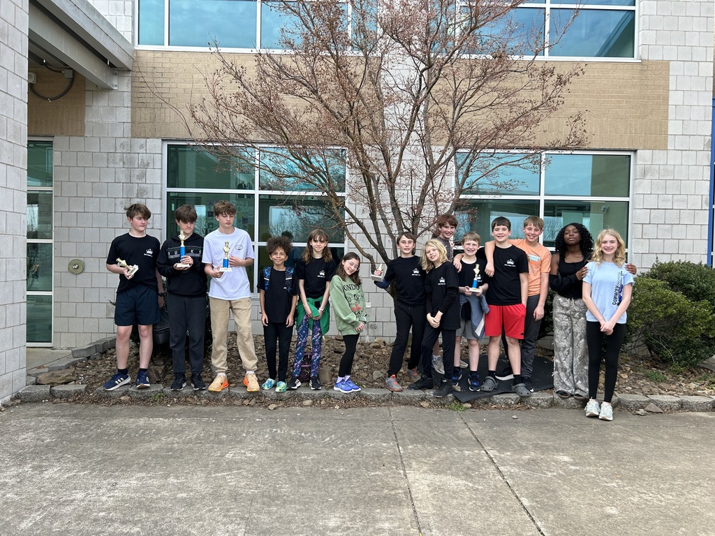 Simon wins big in the Conway Chess Tournament! 5th and under division. Students rewarded with trophies. Oliver L. won 3rd place 6th grade division Chesney B. won 2nd place Jackson S. won 3rd place Titus T. won 4th 7th grade division Rhett G. won 1st place Beau L. won 2nd place Eli D. won 3rd place