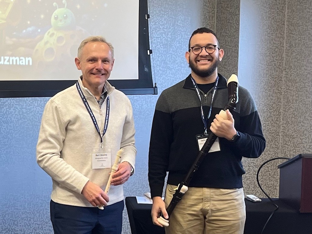 Staff presenting at Professional Development 