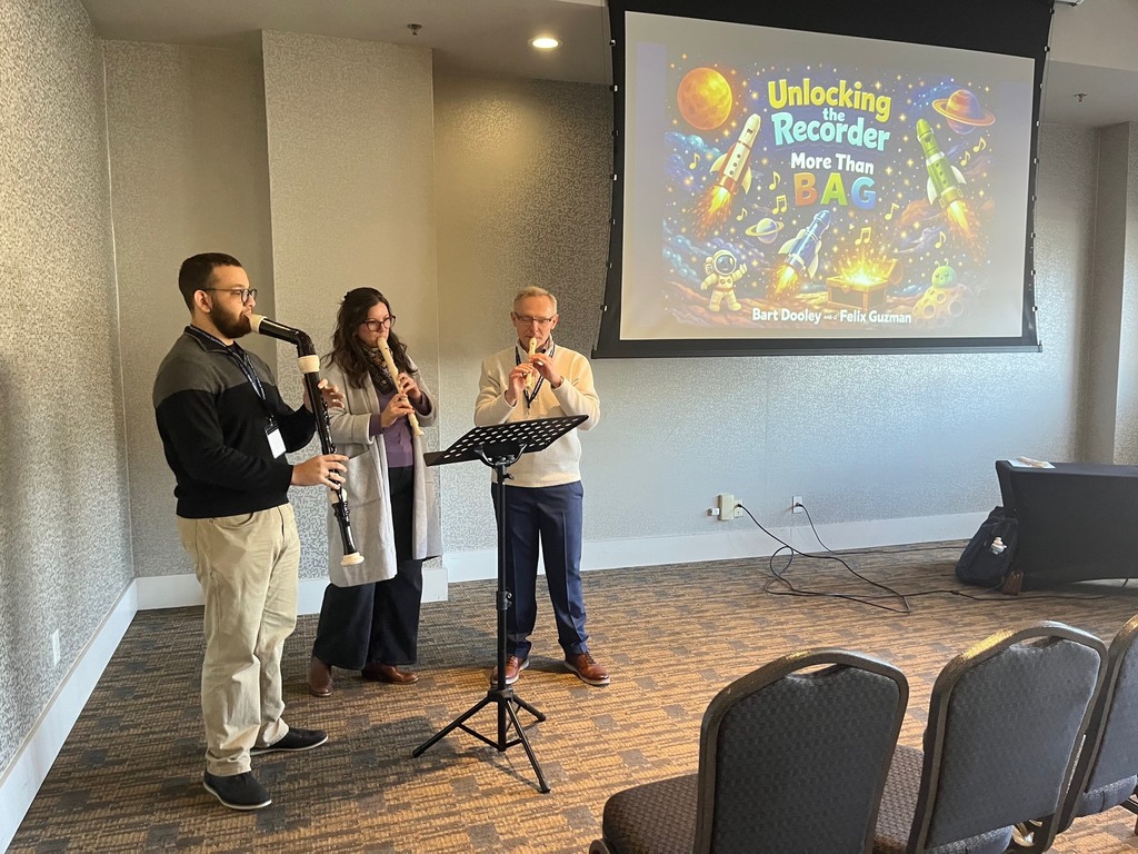 Staff presenting at Professional Development 