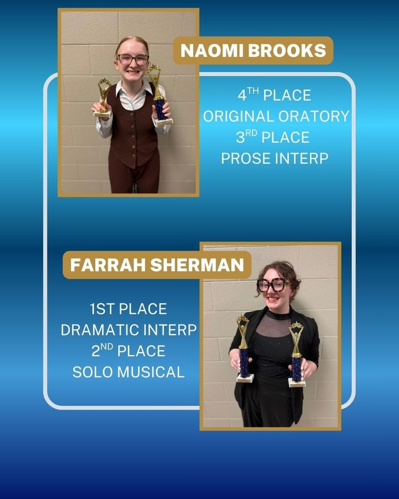 Congratulations to the CHS Speech & Debate team for their success at the Bentonville West High School Speech & Debate Tournament held February 20-21, 2026. Together, they brought home 24 individual awards and 17 state tournament bids. Along with their individual success, they also brought home 2nd place team sweepstakes! The team is coached by Mrs. Casey Griffith. Competing were: SENIORS: Addison Choate, Callie Wesbecher, Dylan Mercer, Farrah Sherman, Joshua Mendoza, Kamryn Young, Liam O’Connor, and Naomi Brooks. JUNIORS: Amelia Garrett, Dylan Simmons, Landon Wharton, Luci Guiterrez, Madison Davenport, Milina Michel, Sydney Madsen, and Zuriel Palma. SOPHOMORES: Hugh Lamey, Lina Akramova, Maxwell Thrasher, Ronald Weaver, and Roseli Pineda.