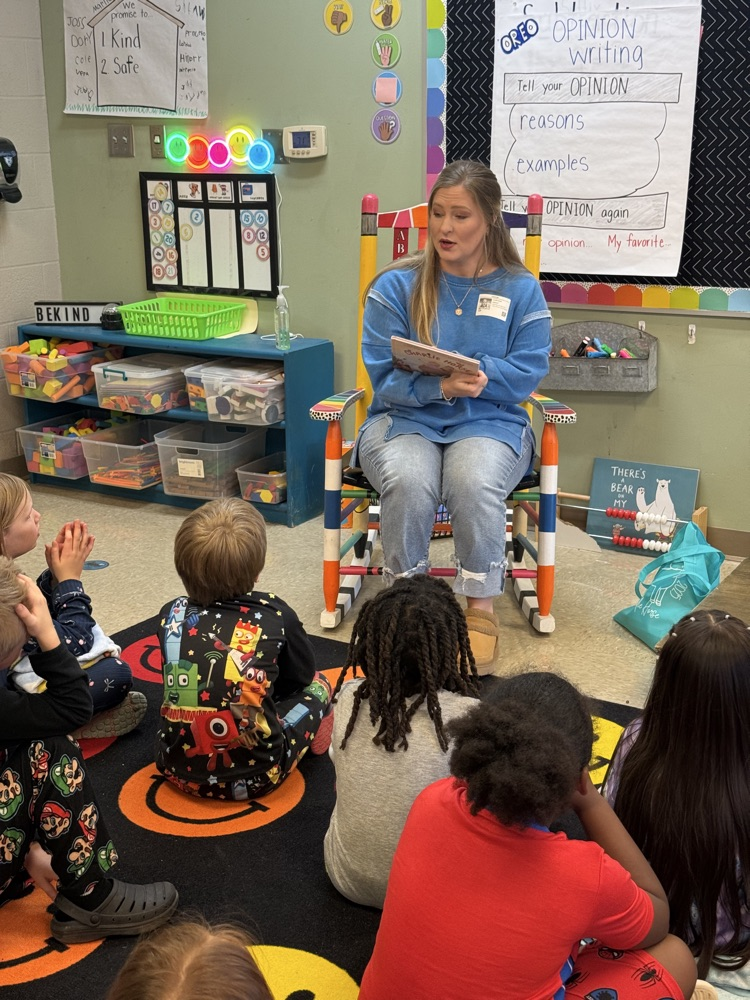 A big thank you to Kendra James, author of Charlie Horse, for coming to read to Mrs. Robert’s class! 