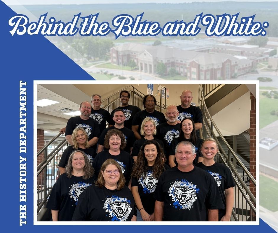 🌟 Deep Roots, Big Impact: Meet Our History Department!  Our History Department — including Sociology and Psychology — brings 150+ years of combined teaching experience 🎓 and multiple bachelor’s, master’s, and specialist degrees 📚 to the classroom. Their excellence has been recognized with school, state, and national awards 🏆, including Teacher of the Year honors and History Day distinctions.  They guide students to think critically 🧠, analyze the past 📜, and make connections to the world today 🌍.  The dedication of our History Department teachers is helping to shape curious, thoughtful learners today ✨  #CHSLearns #WampusCatPride