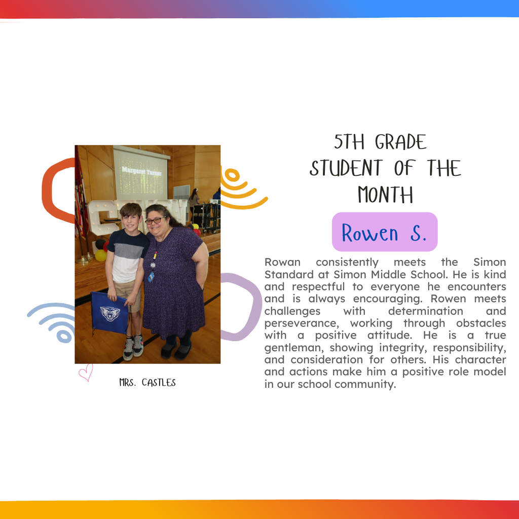 Rowen S. with Mrs. Castles