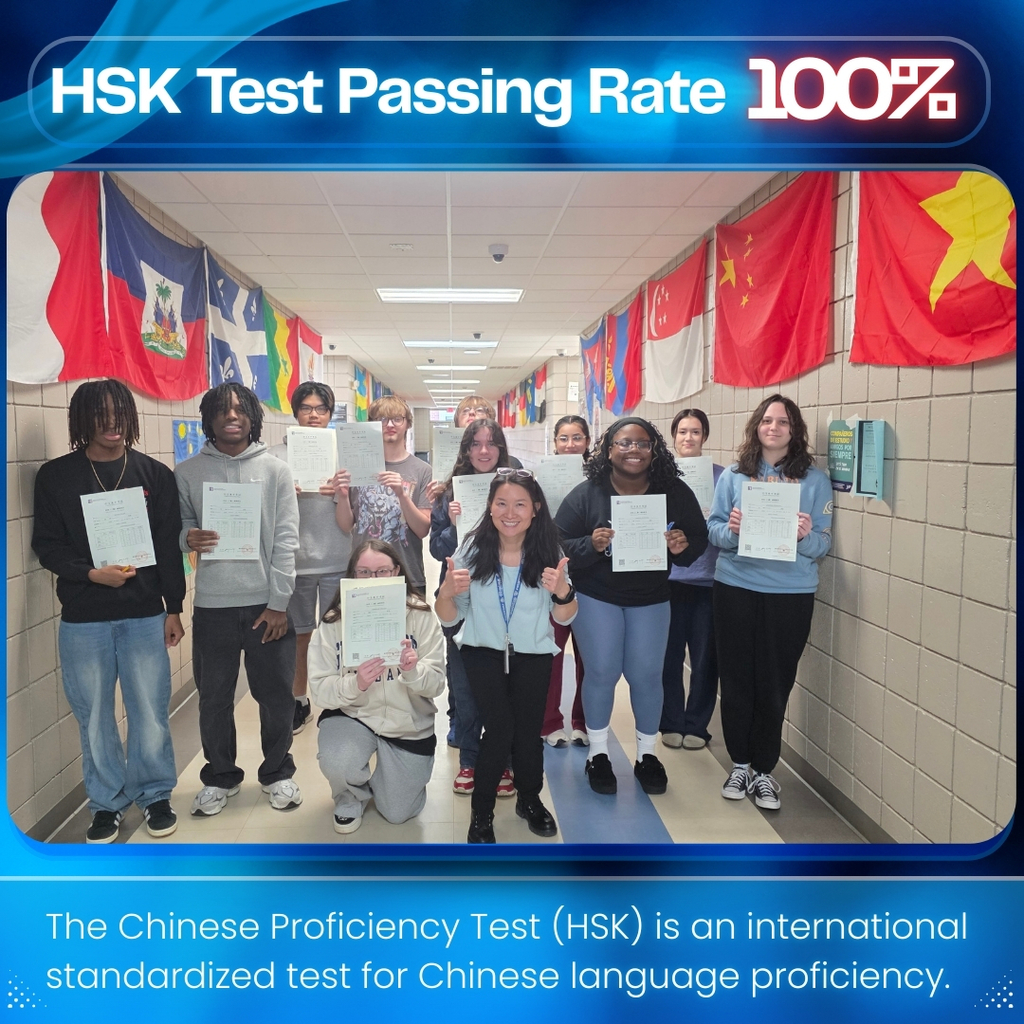 🎉 Huge Congratulations to Mrs. Chen’s Chinese III Students! 🎉  We are thrilled to celebrate the outstanding achievements of all 13 Chinese III students who passed the HSK Chinese Proficiency Test with exceptional results! The HSK (Hànyǔ Shuǐpíng Kǎoshì) is an internationally recognized standardized test of Chinese language proficiency, and this entire group demonstrated remarkable dedication, earning a 100% passing rate.  ✨ Special Highlights:  • Four students scored an impressive 90% or above.  • A huge shout-out to Madison Johnson, our amazing junior, who achieved a perfect 100% score! As a non-heritage speaker, this accomplishment is truly extraordinary. 🌟  These students are now on track to apply for the Arkansas Seal of Biliteracy this spring, reflecting their hard work, perseverance, and growing global competence.  To celebrate this milestone, Mrs. Chen hosted a joyful celebration featuring boba tea, donuts, and Pocky. Special thanks to Boba Love and Shimmery Donuts for generously donating delicious treats. 🧋🍩  We are incredibly proud of our students and our Chinese program. Hard work and perseverance truly pay off! 👏🎊  #HSK #ARSealOfBiliteracy #ChineseLanguage #StudentAchievement #ConwaySchools 🎉