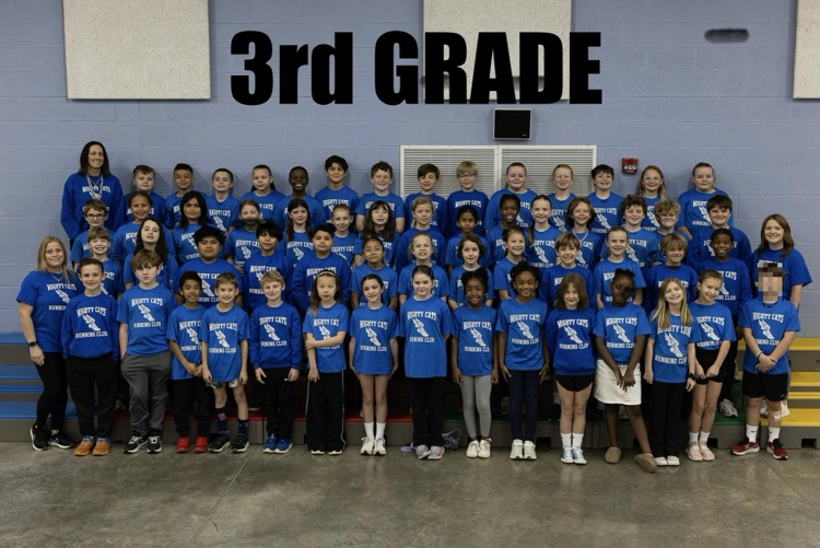 The Mighty Cats Running Club have been putting in the work all year!  Coach Orahood is so proud of these students and can’t wait to see them accomplish a 5K run next week!  Go Cats!💙