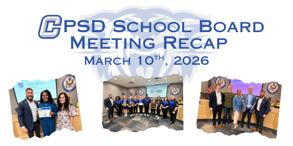 CPSD School Board Meeting Recap March 10th 2026