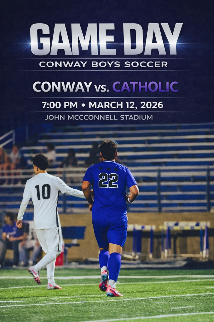 Conway vs Catholic March 12th 7 pm