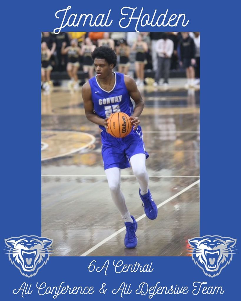 Congratulations to Jamal Holden on being named to the 6A Central All Conference  and All DefensiveTeams!