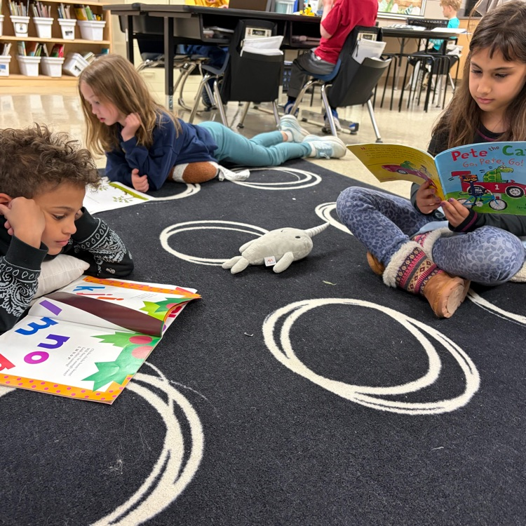 kids earning read-a-thon minutes 