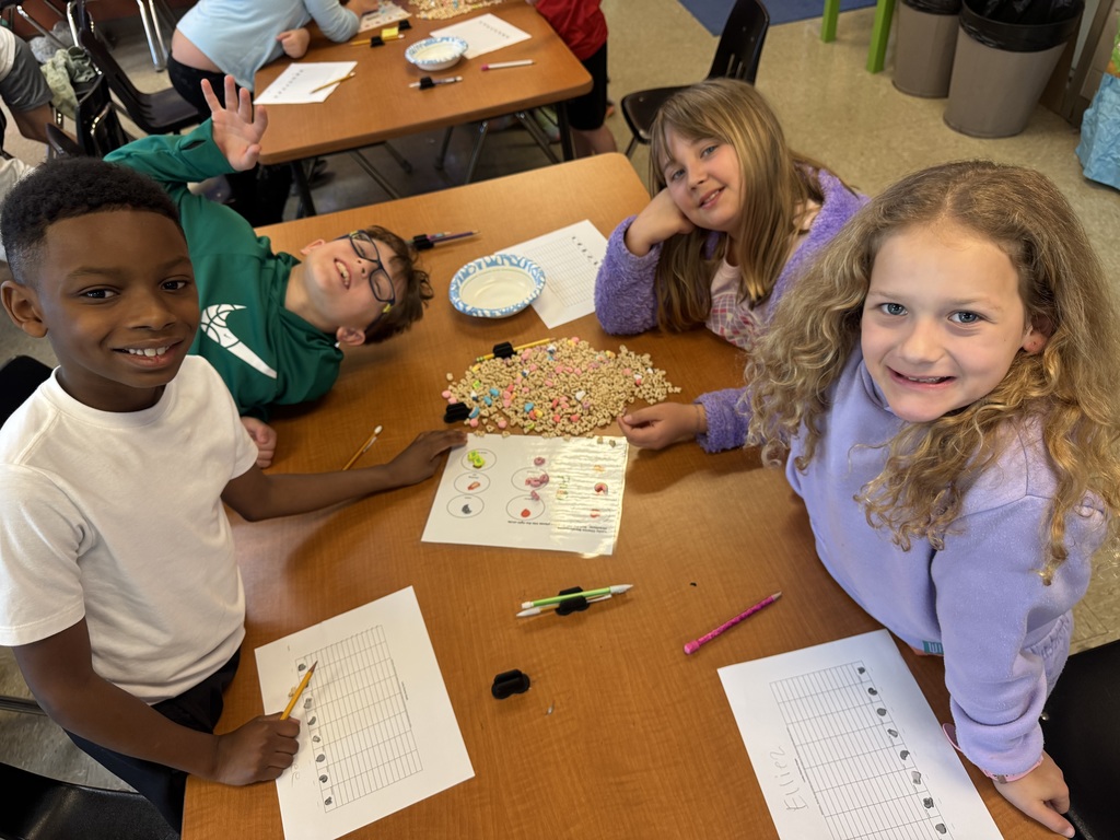 🍀 Lucky Charms + Math = A little St. Patrick’s Day magic in 2nd grade! 🍀  Today our 2nd graders practiced their graphing skills using Lucky Charms cereal! First, students sorted the marshmallows by shape and color, then created graphs to show how many of each they found. 📊  We talked about which marshmallow had the most, the least, and compared our data with our friends. The best part? After all that hard work… they got to enjoy their math manipulatives! 😄  Hands-on learning makes math extra sweet. Happy St. Patrick’s Day from our lucky little learners! 🌈✨