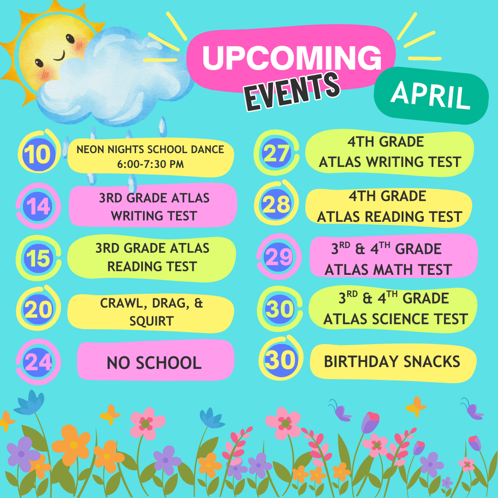 April upcoming events