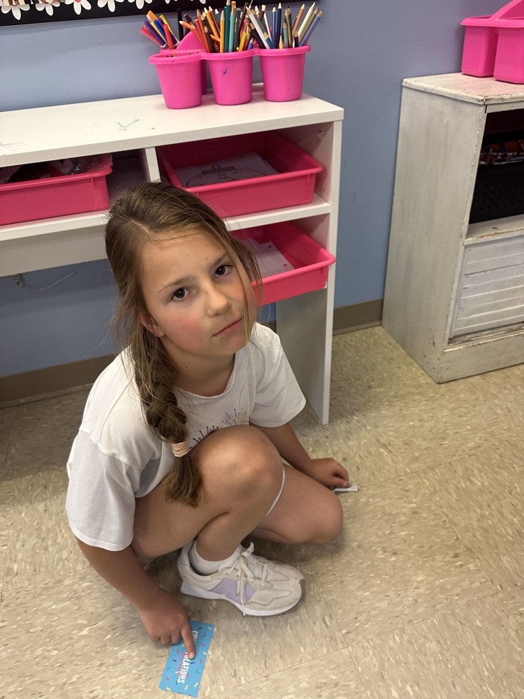 Mrs. Kingsbury’s class earned scratch off tickets for their great behavior and positive attitudes!  They were not elated when their ‘prize’ was cleaning the room! 😆 #AprilFools