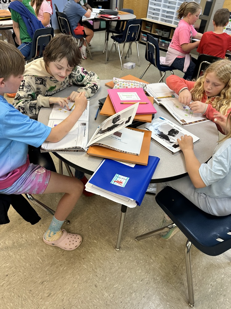 We “played” baseball in Mrs. Rogoff’s classroom using bingo pieces and field diagrams. Students practiced working together and sequencing. 