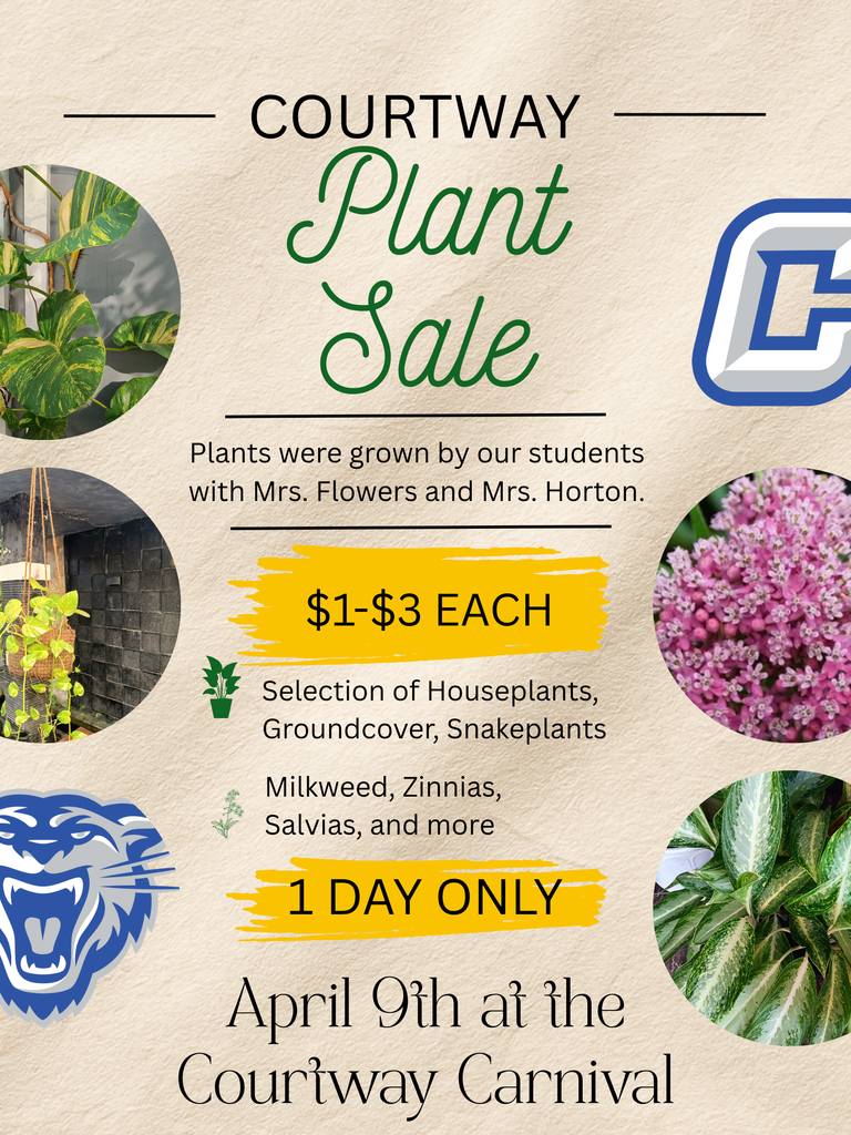 Courtway Plant Sale Information