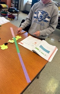 Measuring up to success in 2nd grade! Mrs. Harrison's students have been busy estimating and measuring using inches, feet, and yards building real-world math skills.  They are learning to use the right tools and make smart guesses.  We are so proud of their growing math minds! 