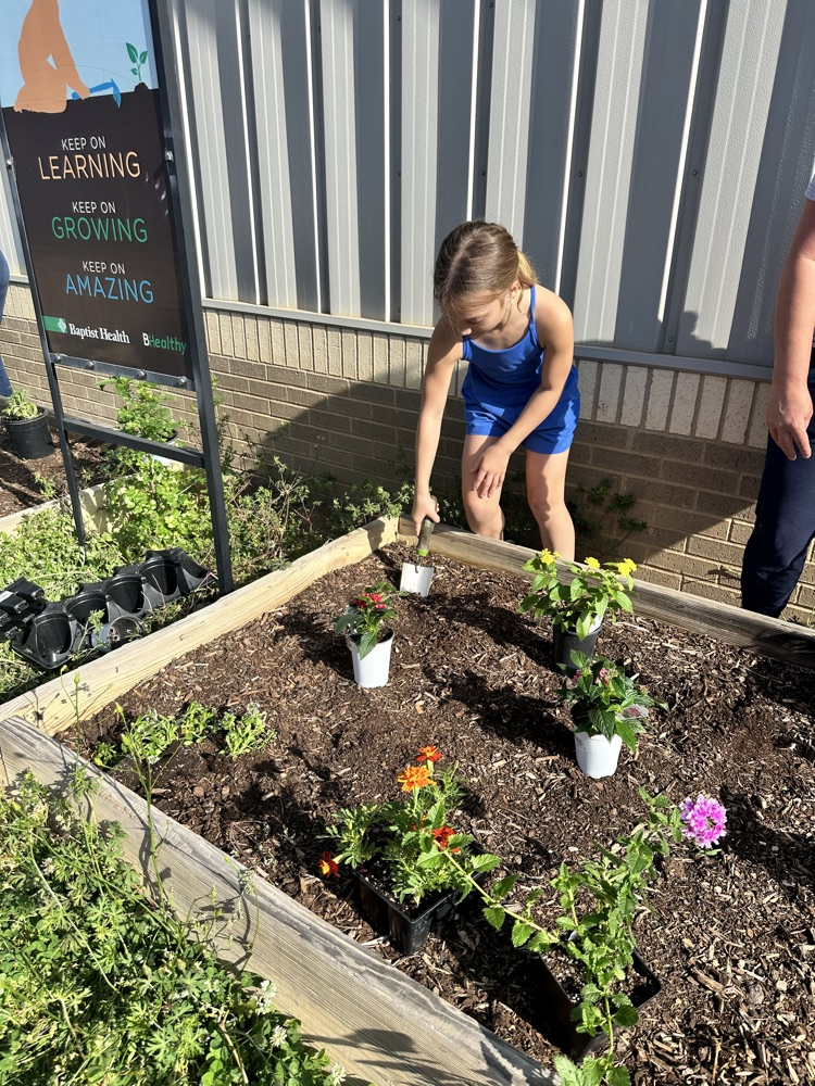 The Pollinator Playground is off to a great start!   Thank you for Mrs. Carmen Lindsey & Tara Brown for all of the help. 