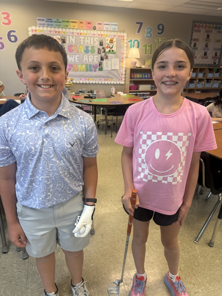 Ms. Sligh’s class had a blast celebrating the Masters with a putting contest, peach ice cream, and fun practice of long division & estimation! 💛⛳️🏆🏌️‍♀️