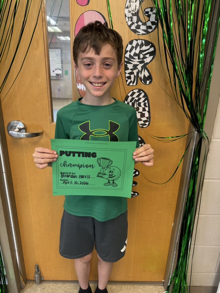 Ms. Sligh’s class had a blast celebrating the Masters with a putting contest, peach ice cream, and fun practice of long division & estimation! 💛⛳️🏆🏌️‍♀️