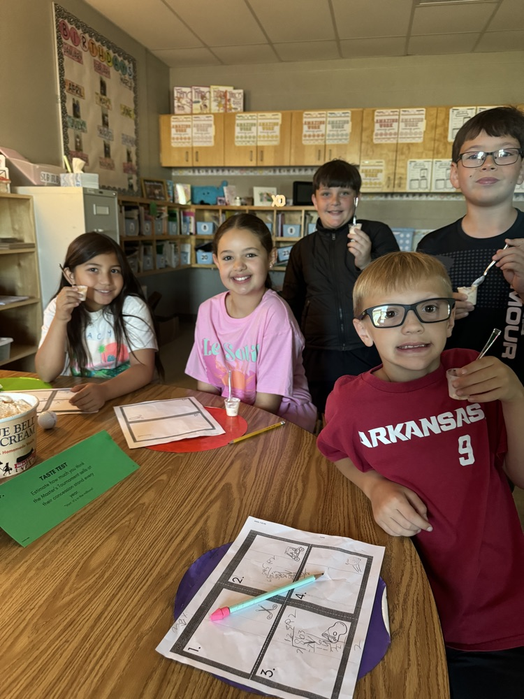 Ms. Sligh’s class had a blast celebrating the Masters with a putting contest, peach ice cream, and fun practice of long division & estimation! 💛⛳️🏆🏌️‍♀️