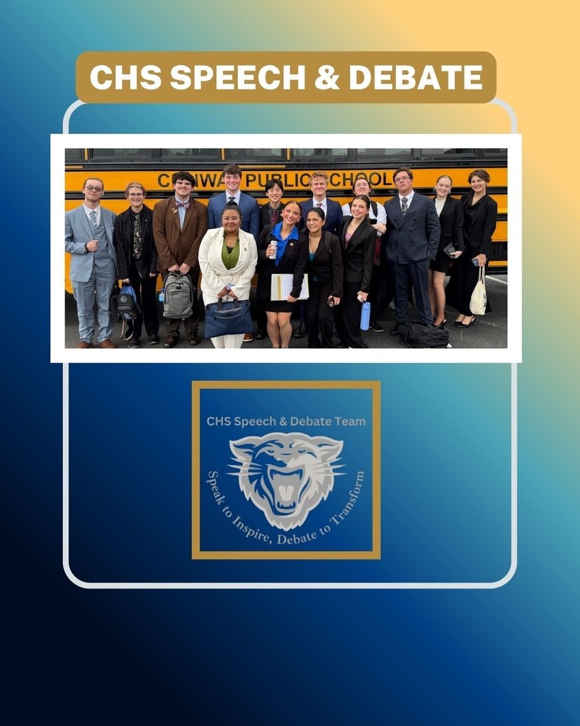 Congratulations to CHS Seniors Ian Lee-Kim and Addison Choate for qualifying to represent Arkansas at the National Speech & Debate’s NATIONAL TOURNAMENT this June in Richmond, Virginia.   Ian will compete in Congressional Debate- House. Only 6 students were selected to represent Arkansas in Congressional Debate- House.  Ian is a 2-year NSDA National Tournament Qualifier. Ian was selected to represent Arkansas in Original Oratory at the 2025 tournament.    Addison will compete in Informative Speaking. Only 2 students were selected to represent Arkansas in Informative Speaking. Addison traveled to the NSDA National Tournament in 2025 and competed in the supplemental event of Expository Speaking.   Katharine Welky was selected as 1st Alternate in Congressional Debate- Senate.  Annabel Champlin was selected as 2nd Alternate in Dramatic Interpretation.   Our entire Congressional Debate delegation was awarded the District Sweepstakes Award in Congressional Debate! This is the first time in our team history to have the highest scoring delegation. Members of our delegation were: Katharine Welky and Landon Harvey in the Senate. Ian Lee-Kim, Roseli Pineda, Amelia Garrett, Milina Michel, Hugh Lamey, and Dylan Simmons in the House.   The CHS Speech & Debate Team is coached by Mrs. Casey Griffith. 