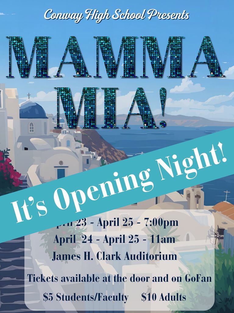 Mamma Mia! Opening night!