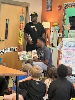 Our 2nd graders really enjoyed when members of the Phi Beta Sigma Fraternity from UCA came to read this week! 