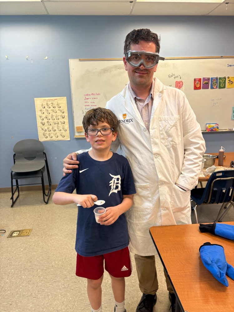 We loved getting to make dip n dots with the coolest Hendrix College professor (and dad to one of our 4th graders). Thank you Dr. Kett!