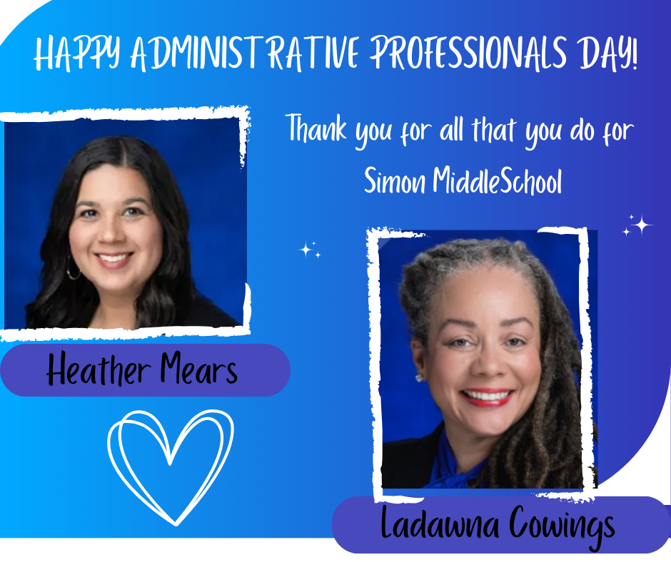Happy Administrative Professionals Day! Heather Mears and Ladawna Cowings