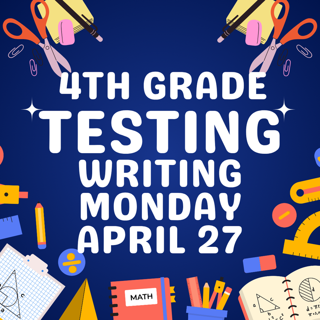 ✏️✨ 4th Grade, You’ve Got This! ✨✏️  Starting tomorrow, you’ll show how much your writing skills have grown on the ATLAS Summative Writing Test!  You’ve practiced. You’ve learned. You’ve worked hard all year.  Now it’s time to take a deep breath, believe in yourself, and let your ideas shine! 🌟  Remember: ✔️ Take your time ✔️ Read the prompt carefully ✔️ Organize your thoughts ✔️ Do your best ✔️ Trust what you know  We are so proud of you and can’t wait to see you succeed. Get a good night’s sleep, eat a healthy breakfast, and come ready to ROCK your test!  💙 You are ready. You are capable. You will do great! 💙