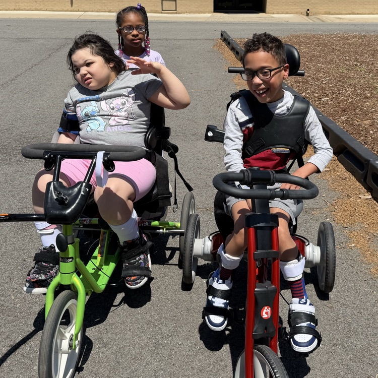 riding a bike