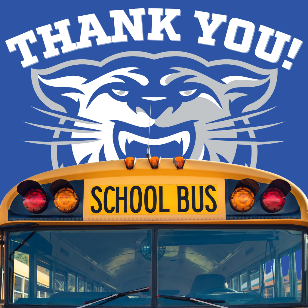 Bus Driver Thank you post, Wampus Cat with School Bus