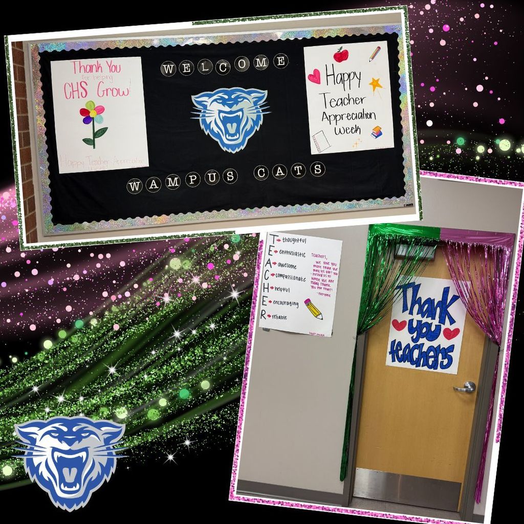 Teacher appreciation posters.