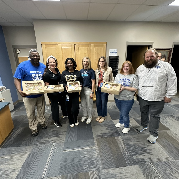staff with cookies