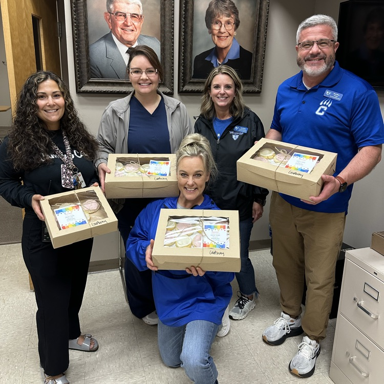 staff with cookies