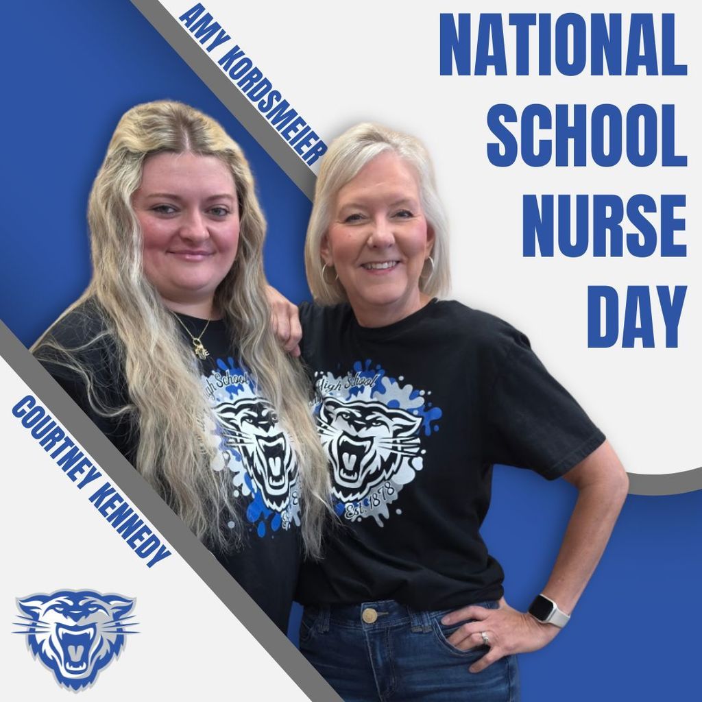 Happy National School Nurse Day to two of the best—Amy Kordsmeier and Courtney Kennedy! 🩺💙 Whether it’s a scraped knee, a tough day, or something more serious, these two are always ready with care, calm, and compassion. CHS is a better place because of the way they show up for our students and staff. We are so grateful for you both! 🙌✨ #SchoolNurseDay #ThankYouNurses #WampusCats