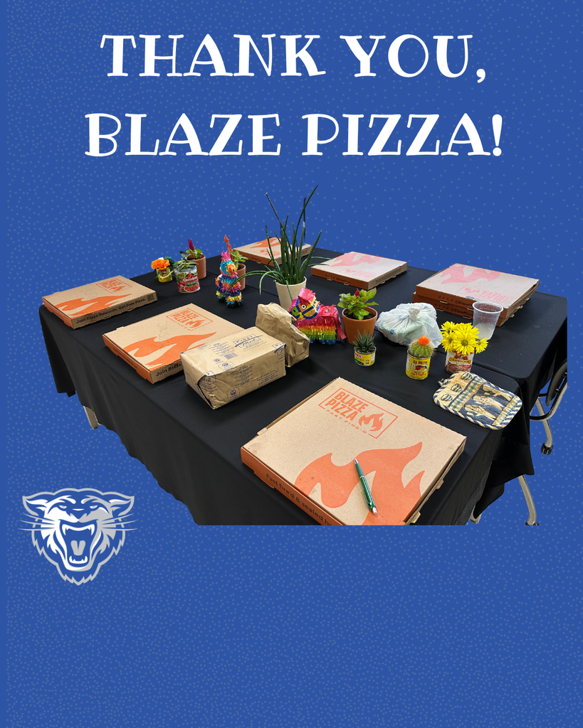 Blaze Pizza on our lunch table