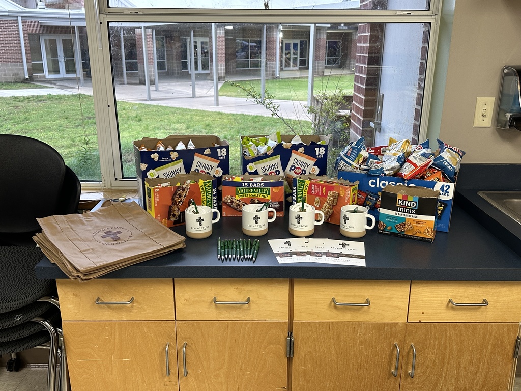 Snacks and goodies for Teacher Appreciation Week