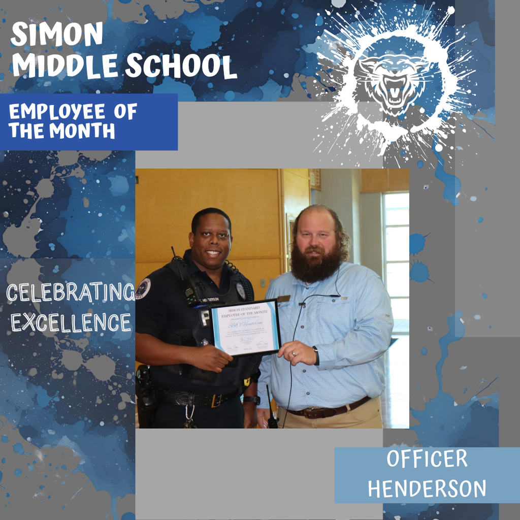 April Employee of the month smiling with his certificate being presented by Mr. Jeffery