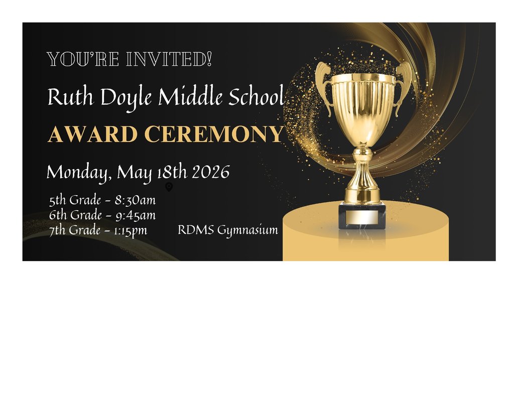 awards ceremony flyer