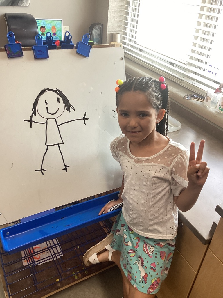child writing